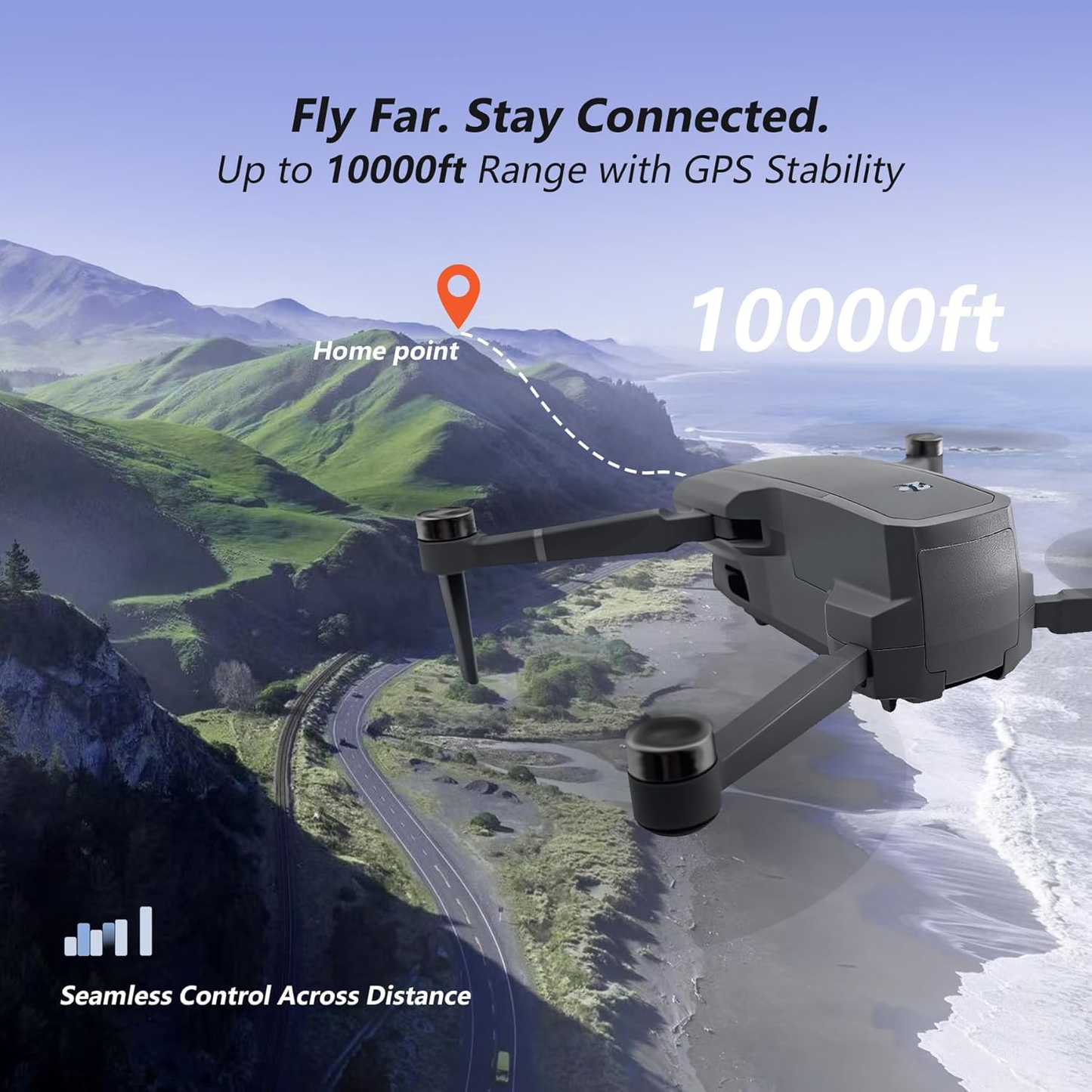 GPS Drone with 4K Camera, 3-Axis Gimbal, under 249G