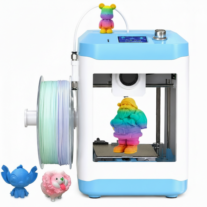 3D Printer for Kids and Beginners,Geeetech Mini 3D Printers with Auto Leveling,High Speed and Fully Open Source,Fully Assembled Direct Drive Extruder,For Home and School,Print Area 3.94×4.33×3.94 In