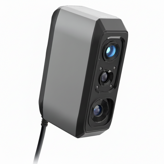 3D Scanner for 3D Printing, Handheld 3D Model Scanner with 0.03Mm High Detailed Precision, 24-Bit Color Camera, Anti-Shake Lenses, Compatible with Windows/Macos, Moose (Standard)
