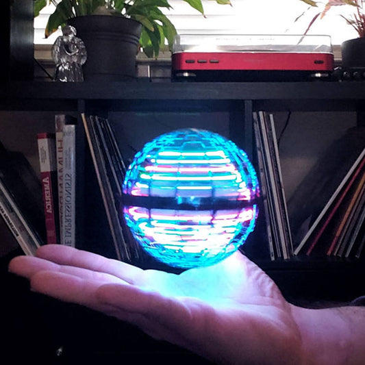 Fun LED Flying Orb Pro Mini Drone Boomerang Ball Toy Family Gift