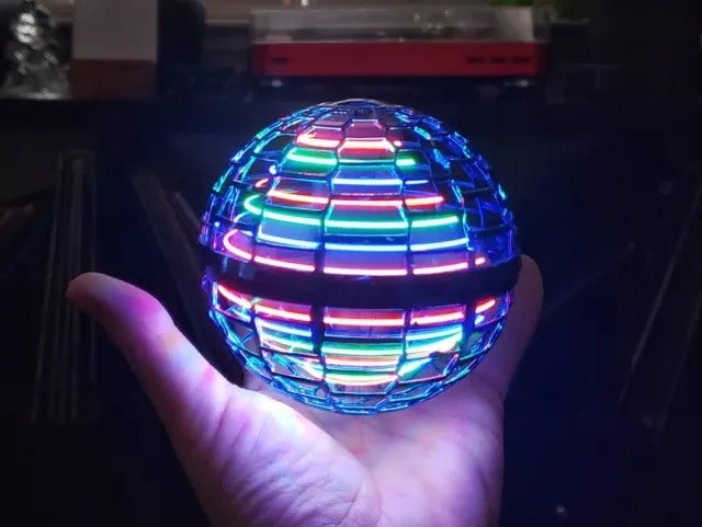 Fun LED Flying Orb Pro Mini Drone Boomerang Ball Toy Family Gift