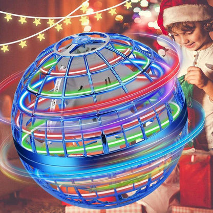 Fun LED Flying Orb Pro Mini Drone Boomerang Ball Toy Family Gift