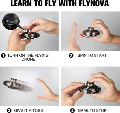 UFO Flying Spinner Mini Drone Toy For Kids and Teens Birthday Gift
